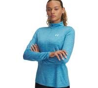 Under Armour Tech Twist Women's Half Zip Top | UK L in Ether Blue/White