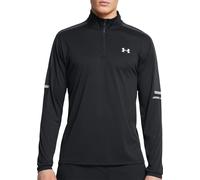 Under Armour Tech Utility Mens Running Top Black Long Sleeve Half Zip Run Jersey