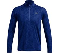 UNDER ARMOUR TECH VENT GEODE 1/4 ZIP GOLF PULLOVER - BLUE / BLACK
