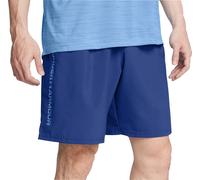 Under Armour Tech Woven Wordmark Mens Training Shorts Blue Gym Excerise Workout
