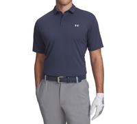 Under Armour Tee To Green Pique Thermal Polo Shirt - Downpour Gray / White