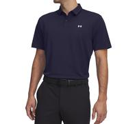 Under Armour Tee To Green Pique Thermal Polo Shirt - Navy Blue/White