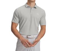 Under Armour Tee To Green Pique Thermal Polo Shirt - Titanium/White