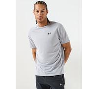 UNDER ARMOUR Training Tech 2.0 T-Shirt, Steel Light Heather / / Black, Size L, Men Teel Light Heather / / Black