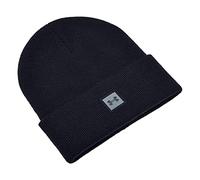Under Armour Truckstop Beanie, unisex cuff beanie with twill patch and logo, ribbed beanie hat