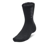 Under Armour 3-Maker 3pk Mid-Crew - Black 12+