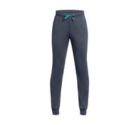Under Armour Boys' UA Brawler 2.0 Tapered Pants - Averse Grey/Teal Blue, S
