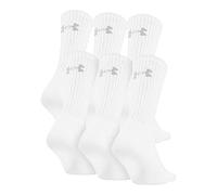 Under Armour UA Charged Cotton 2.0 Crew - 6-Pack LG White