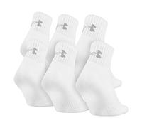 Under Armour UA Charged Cotton 2.0 Quarter Length - 6-Pack LG White