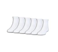 Under Armour UA Charged Cotton 2.0 Quarter Length - 6-Pack LG White