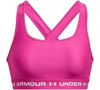 Under Armour UA Crossback Mid Bra, Pink, XS