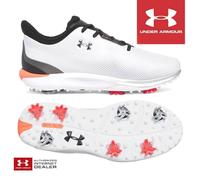 Under Armour UA Drive Fade Wide Golf Shoes - Halo Gray/Black/Metallic Silver