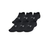Under Armour Socks UA Essential No-Show 6-Pack Black/Black/Castlerock SM