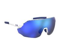 Under Armour UA Halftime Sunglasses Matte White Blue Unisex 99mm