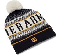 UNDER ARMOUR | UA Halftime White Turn Up Pom Pom Bobble Beanie Hat | One Size