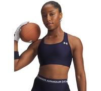 Under Armour Women's Sports Bra HeatGear Mid - Medium Impact - Midnight Navy/White - XL