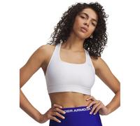 Under Armour Heatgear Medium Impact Sports Bra White M Woman