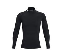 Under Armour UA HG Armour Comp Mock LS - Long Sleeve - Tops - Black/White - Size: MD