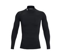 Under Armour UA HG Armour Comp Mock LS - Long Sleeve - Tops - Black/White - Size: SM