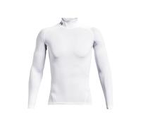 Under Armour HeatGear Compression Mock Long Sleeve T-Shirt White - XXL