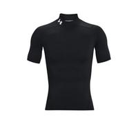 Under Armour T-shirt HeatGear Armour Comp Mock Short Sleeve Black/White Size XL