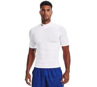 Under Armour UA HG Armour Comp Mock SS - Short Sleeve - Tops - White/Black - Size: XXL