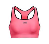 Under Armour UA HG Armour Mid Padless Sports Bra, Comfortable Bra for Exercise, Gym Bra for All Activities