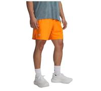 Under Armour Men's Launch 7in Shorts, Lightweight and Fast-Drying Running Shorts, Men's Gym Gear with Breathable Design and Pockets,Squad Orange/Squad Orange/Reflective,SM