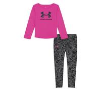 Under Armour UA Long Sleeve Top Set Junior 4 - 5 Years Rebel Pink