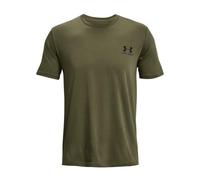 Under Armour UA M Sportstyle LC SS - Short Sleeve - Tops - Marine OD Green/Black/Black - Size: LG