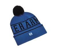 UNDER ARMOUR HALFTIME POM BEANIE - NAVY / BLACK
