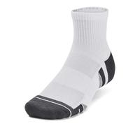 Under Armour UA Performance Tech 3pk Qtr, LG, White / White / Jet Gray