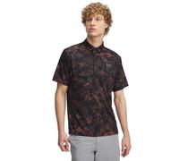 Under Armour UA Playoff 3.0 Men's Golf Polo Shirt, Printed Polo, Black Fire Castle Rock, L