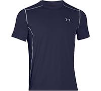 Under Armour UA RAID Short Sleeve, Ultra-Light Running Tee for Men, Fast-Drying Sports T Shirt with Anti-Odour Technology Men, Midnight Navy / Midnight Navy / Steel, S