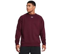 Under Armour UA Rival Fleece Crew, (609) Maroon / / White, XL