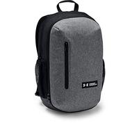 Under Armour UA Roland Backpack, Laptop Backpack, Stylish Waterproof Bag Unisex, Grey (Graphite Medium Heather/Black/White (041)), one size