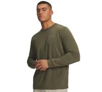 Under Armour Left Chest Long Sleeve Thermal Shirt - Marine OD Green/Field Khaki