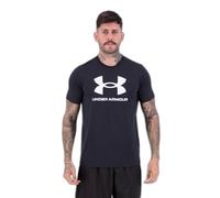 Under Armour UA Sportstyle Logo Update SS - Short Sleeve - Tops - Black/White - Size: MD