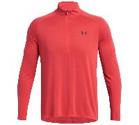 UNDER ARMOUR UA TECH™ 1/4 ZIP GOLF PULLOVER - RED SOLSTICE / BLACK