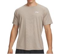 Under Armour UA Tech Textured T-shirt - Timberwolf Taupe/White