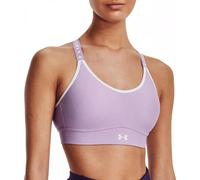Under Armour UA Women's Mid Heather Cover Infinity Purple Sports Bra