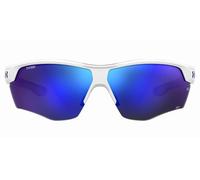 Under Armour UA YARD DUAL Matte White Blue/Blue Multilayer 76/5/125 unisex Sunglasses