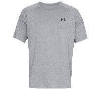 Under Armour UA005 Tech Short Sleeve T-Shirt Steel Light Heather/Black XL
