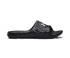 Under Armour UA054 Locker IV Slides Black/Black/White UK8 Shoe Size: U UK8