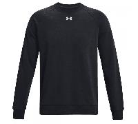Under Armour UA059 Rival Fleece Crew Black/White L Size: L, Colour: Bl L