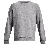 Under Armour UA059 Rival Fleece Crew Castlerock Light Heather/White 3X 3XL