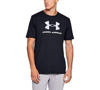 Under Armour Under ArmourMen Sportstyle Men's Short Sleeve Logo Men's T-Shirt - Black, Medium