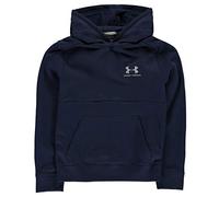 Under Armour UNDKU Kids EU Cotton Fleece Hoody Warm-up Top - Academy//Steel (408), YXL