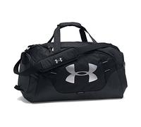 Under Armour UNDKU Unisex Adult Undeniable Duffle 3.0 Md Duffel - Black/Black/Silver (001), OSFA