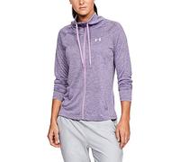Under Armour UNDKU Women Tech Full Zip Twist Warm-up Top - Purple Ace/Purple Luxe/Metallic Silver (543), XS